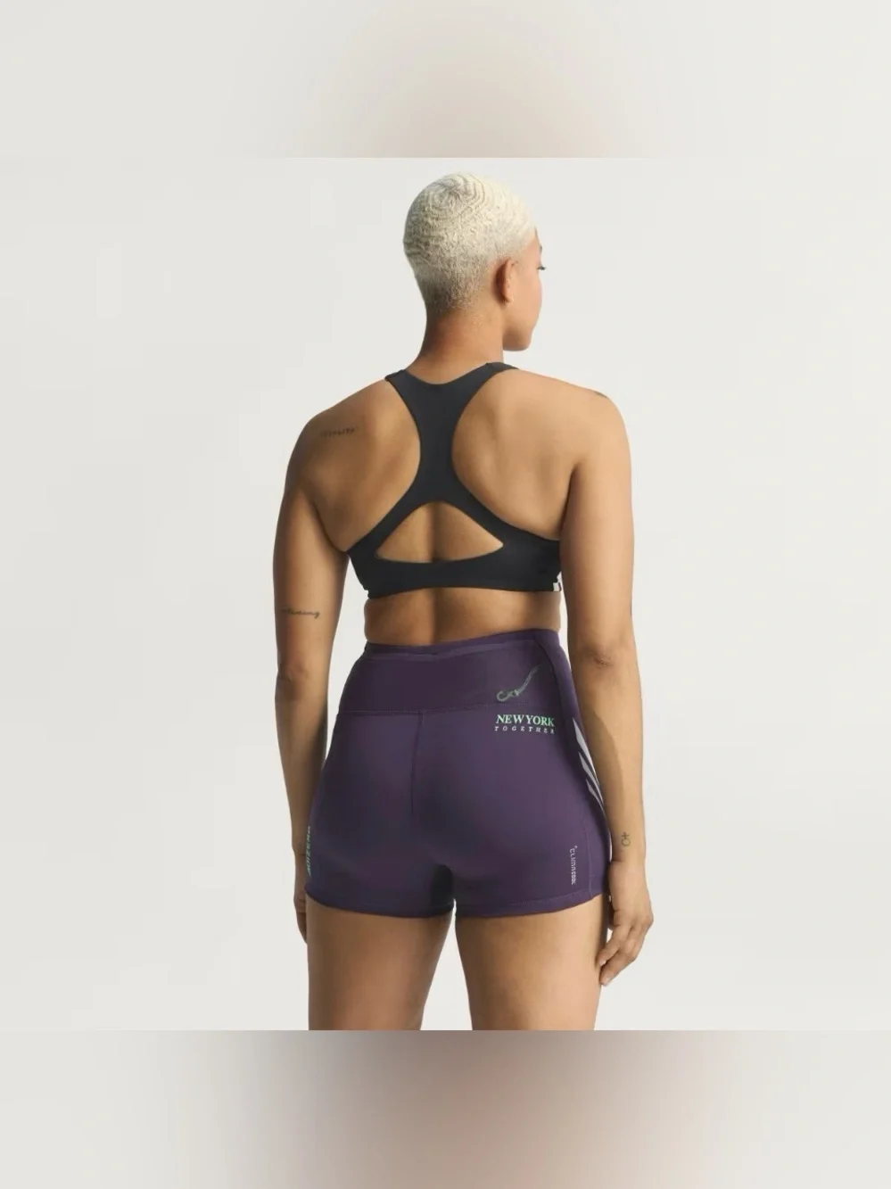 Adidas [L] Adizero Archive NYC Women’s 3”Running Short Leggings Purple JY6996